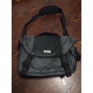 Nikon Camera Bag Shoulder Case Black Padded DSLR SLR Dividers Adjustable Strap